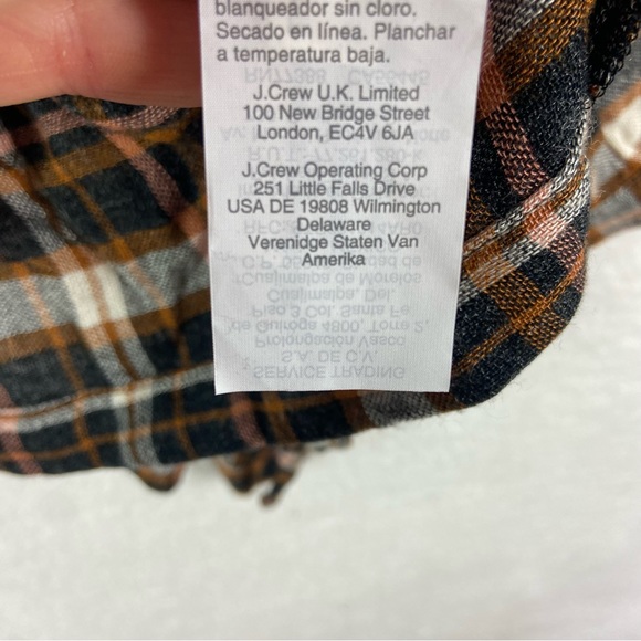 Madewell Plaid Gauze Double-Tie Wrap Top. NWT. Size large - Picture 10 of 16